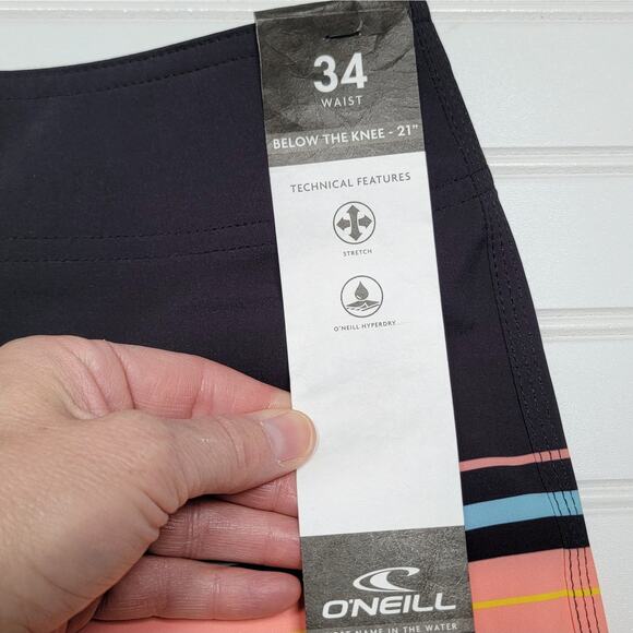NWT O'Neill Hyperdry Below The Knee Boardshorts - Picture 5 of 6